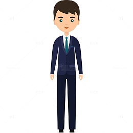 穿西装的商务人士设计