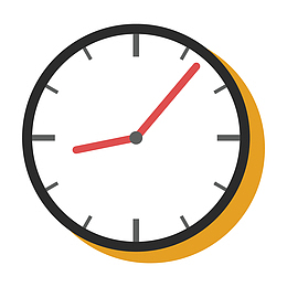 矢量图扁平化时钟