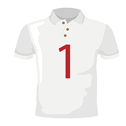 矢量白POLO