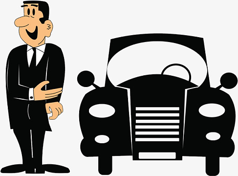 人物png开车的男人png再见的场景png卡通开车的男人素材图png拒绝酒驾