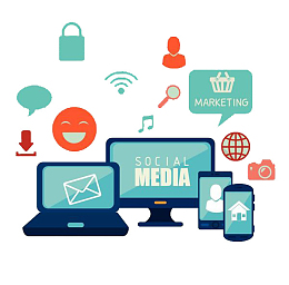 多个深蓝色的智能设备