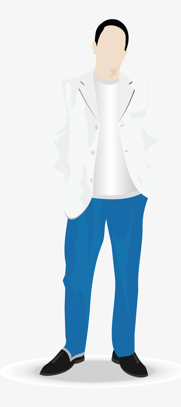 卡通休闲商务人物形象