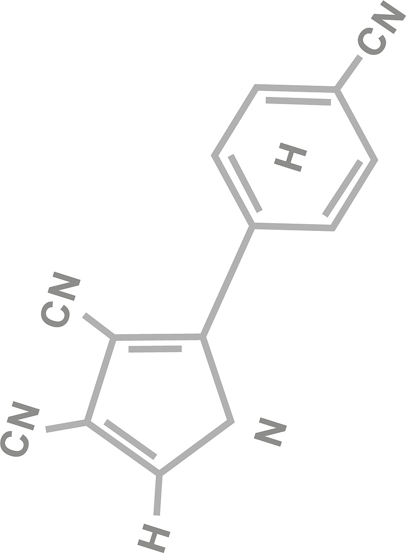 矢量图创意高分子示意图