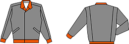 正反面服装图