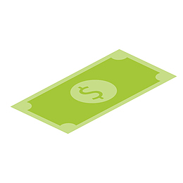 商务金钱卡通纸币钞票矢量素材