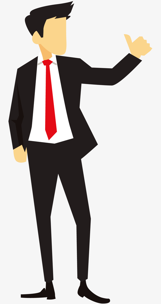 矢量商务人士插画素材