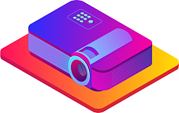 渐变色音箱机免抠图