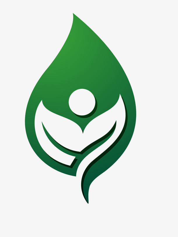 简洁树叶标识素材免费下载_觅元素