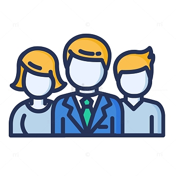 商务人士卡通图标aipng扁平化商务人士aipng矢量工作图标aipng手绘