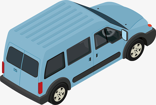 俯视卡通小汽车素材_俯视卡通小汽车图片元素-觅元素