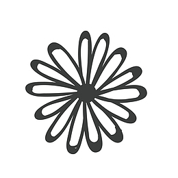 黑色手绘卡通矢量免抠图