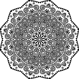 矢量螺旋纹形状素材图