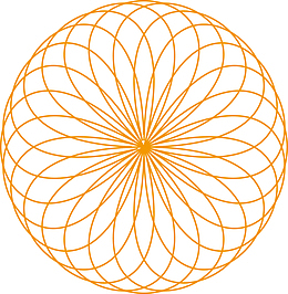 金色矢量螺旋花纹图