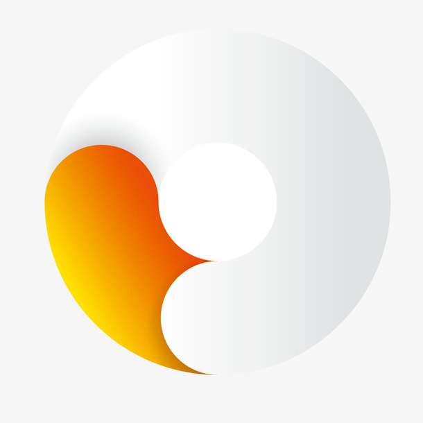 黄色圆环免抠素材免费下载_觅元素51yuansu.com