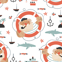 矢量图大力水手边框