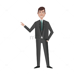 矢量创意商业精英人士