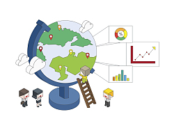 扁平风创意地球仪免抠图