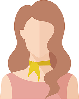矢量图商务女士头像
