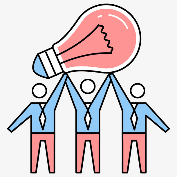 创意策略矢量图标设计