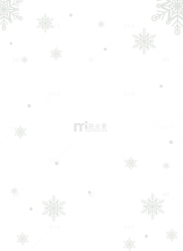 白色冬日雪花背景