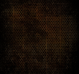 网状褐黄色金属锈迹底纹