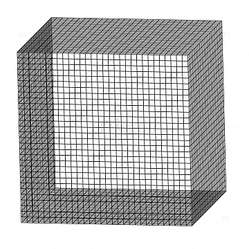 透视立体网格素材图案