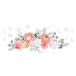 花丛装饰素材图案