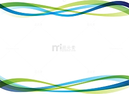 绿色清新线条