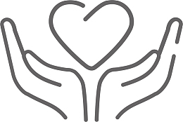 手捧心形免抠图标