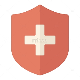 扁平化盾牌PNG下载