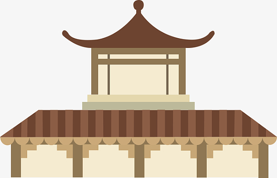 南京古风城楼简笔