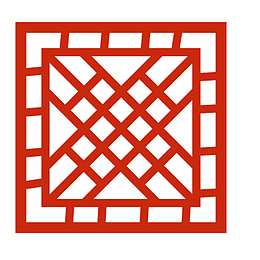 中国红正方菱形格子