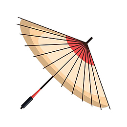 手绘油纸伞