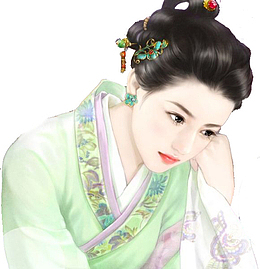 古风女子 