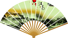 山水跳广场舞扇子