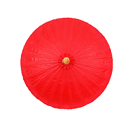 大红油纸伞