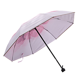 粉色古风古韵水墨伞