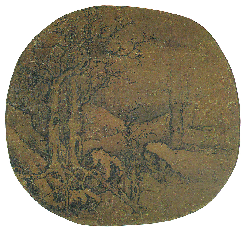 山林松树图