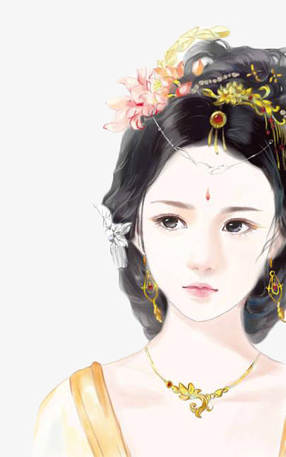 中国风古代美女丫头