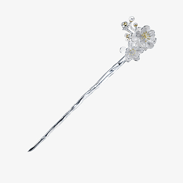 png银制流苏发饰(600x600)png古风配饰图标卡通饰品素材 发簪 (407