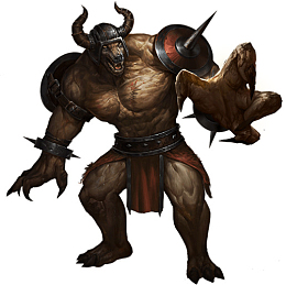 游戏人物造型牛魔王