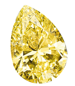 宝石摄影钻石摄影 黄色炫酷钻石