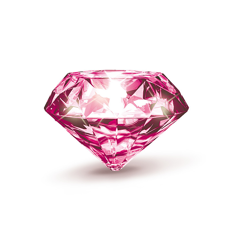 粉色钻石图案
