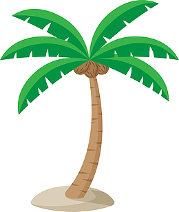 矢量棕榈树植物素材图