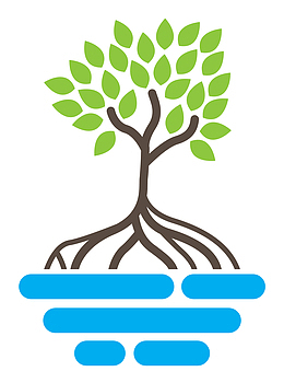 根系矢量卡通红树