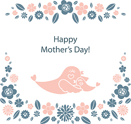 母亲节快乐小鸟框架