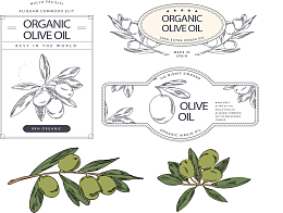 橄榄油植物标签