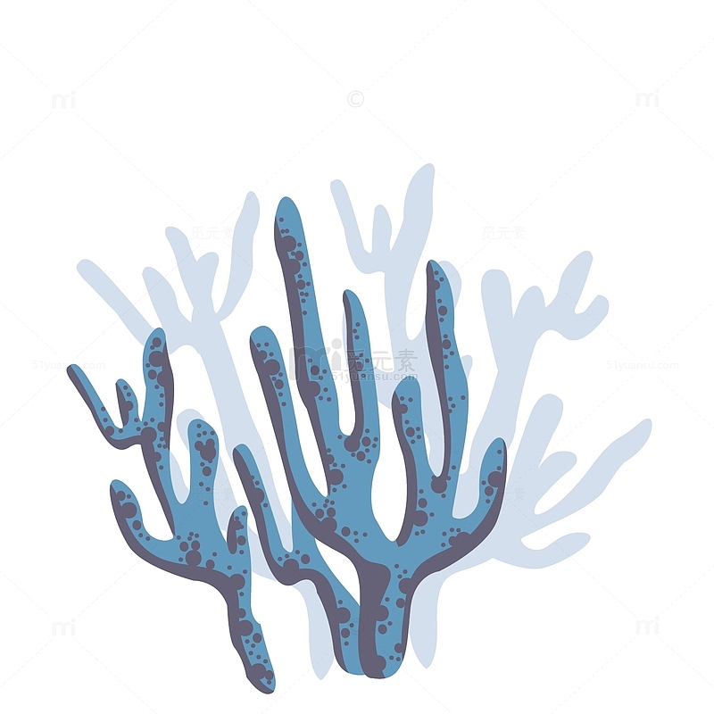 手掌的深海珊瑚礁