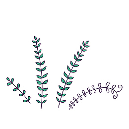 装饰花草插图