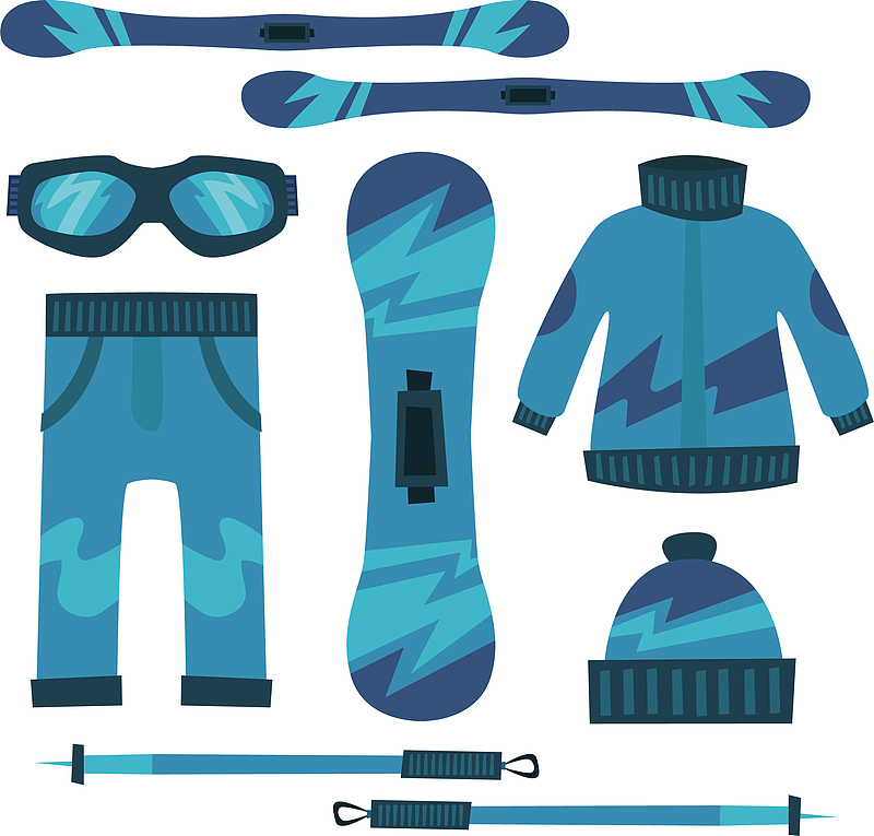 冬季滑雪运动套装